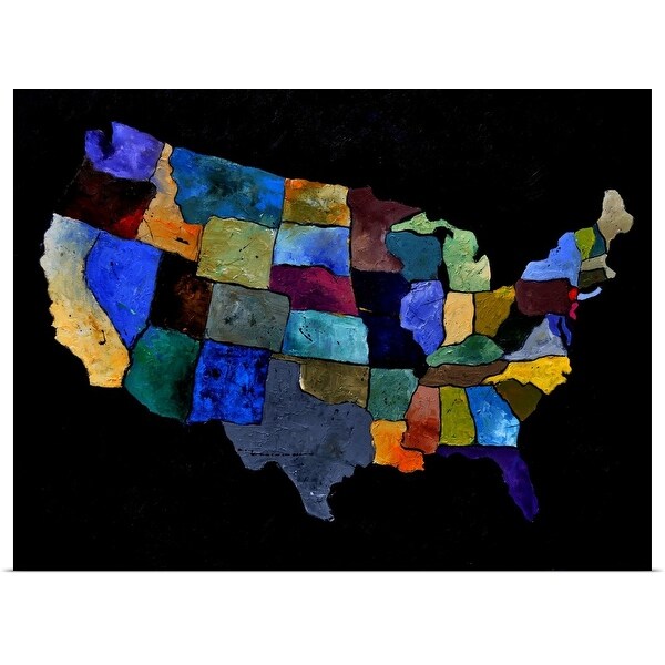 Shop "The USA" Poster Print - Overstock - 30179882